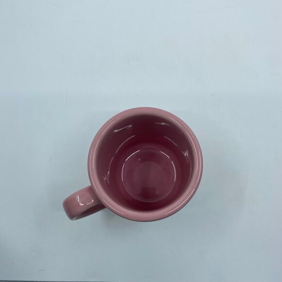 Longaberger Pottery Mug Coffee Cup Pink perfect condition - Picture 3 of 4